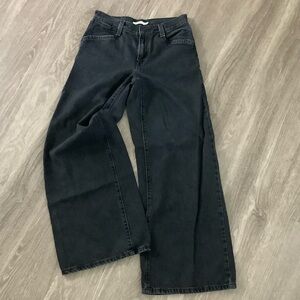 Levi’s Black ‘94 Baggy Wide-Leg Jeans W26 L31